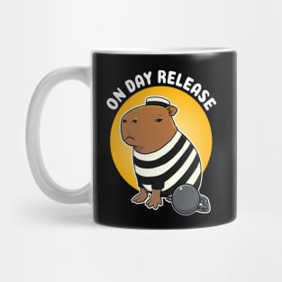 On day release Capybara Jail Mug